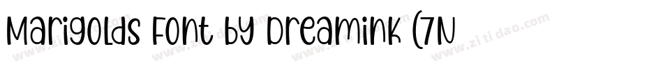 Marigolds Font by Dreamink (7NTypes)字体转换